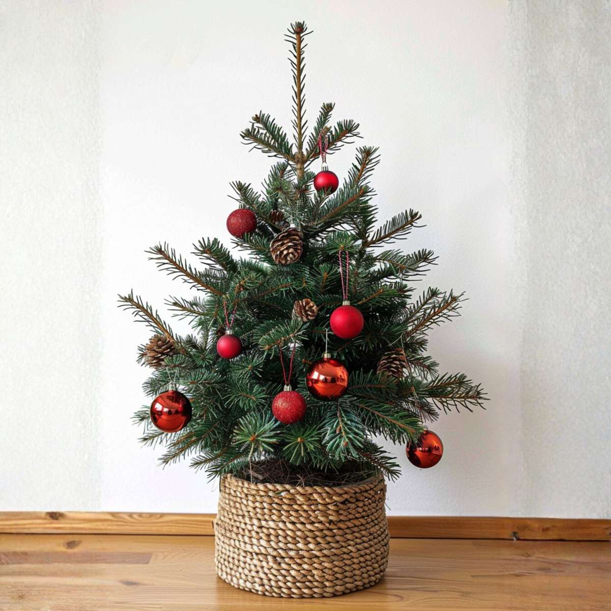 Picea Mini-Weihnachtsbaum - Picea Glauca Conica 'December' - Höhe 55-75Cm - Ø21Cm